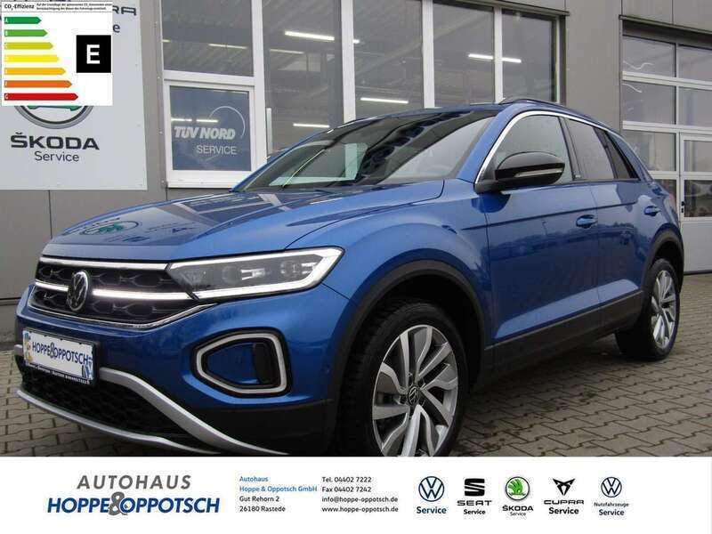 Ravennablau Gebraucht 2024 VW T-Roc Move SUV | 30.850 € (Fairer Preis) - Bild 1/4