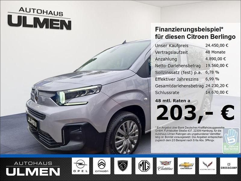 Grau Gebraucht 2024 Citroën Berlingo Feel Van / Kleinbus | 24.450 € (Fairer Preis) - Bild 1/4