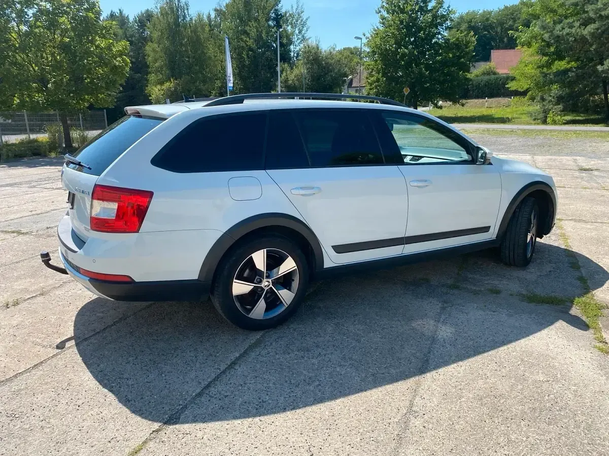 Gebraucht Skoda Octavia Scout Scout 4x4 184 PS (135 kW) 2014 Weiß Kombi