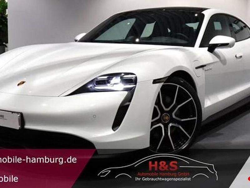 Weiß Gebraucht 2022 Porsche Taycan Chrono Kombi | 64.900 € (Superpreis) - Bild 1/4