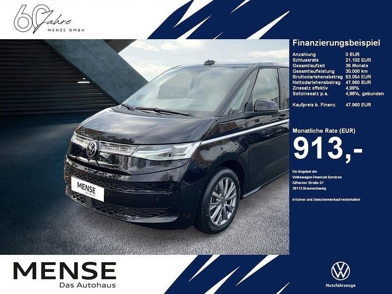 Deep black perleffekt Gebraucht 2021 VW T6.1 Style Van | 47.960 € - Bild 1/4