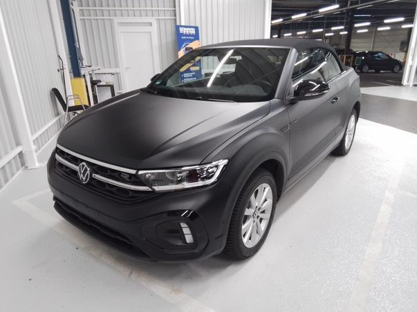 Gebraucht VW T-Roc Cabriolet R-line 150 PS (110 kW) 2024 Schwarz Cabrio