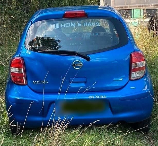 Gebraucht Nissan Micra 80 PS (58 kW) 2012 Blau Kleinwagen