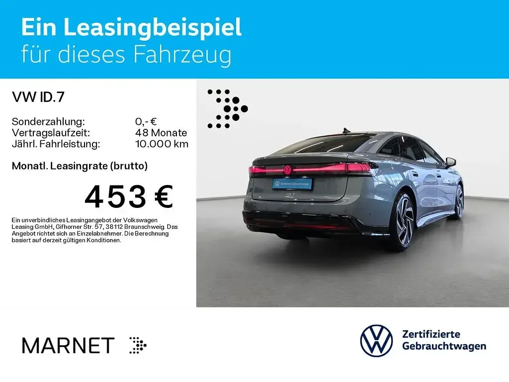 Gebraucht VW ID.7 IQ Drive 210 kW (286 PS) 2025 Stonewashed blue metallic SUV
