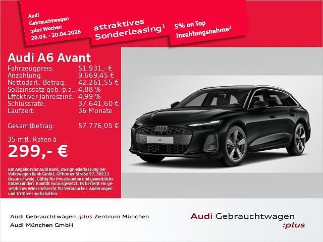 Gebraucht Audi A6 Performance 204 PS (150 kW) 2025 Grün Kombi