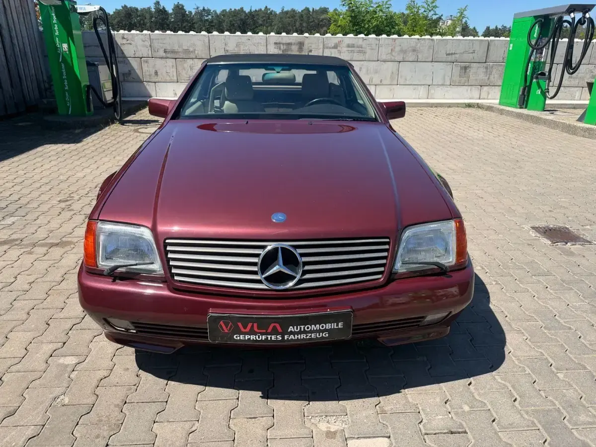 Gebraucht Mercedes SL500 326 PS (239 kW) 1992 Rot Cabrio