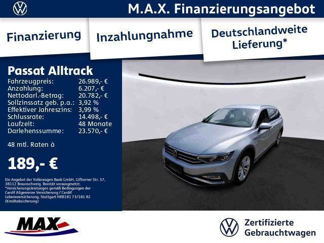 Scale silver metallic (metallic) Gebraucht 2021 VW Passat Alltrack Kombi | 26.989 € (Guter Preis) - Bild 1/3