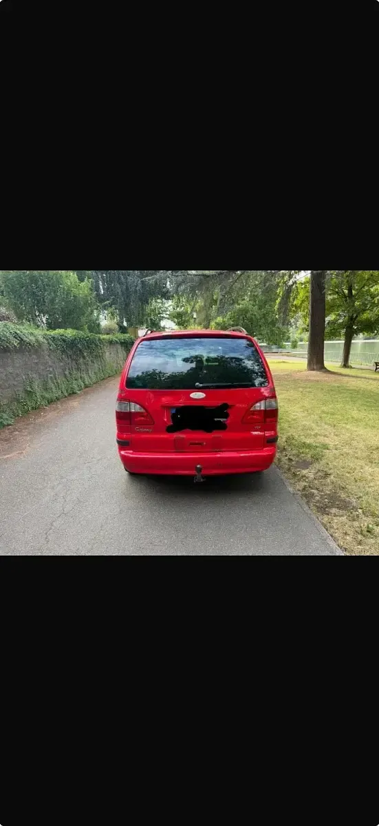 Gebraucht Ford Galaxy 120 PS (88 kW) 2002 Rot Van / Kleinbus