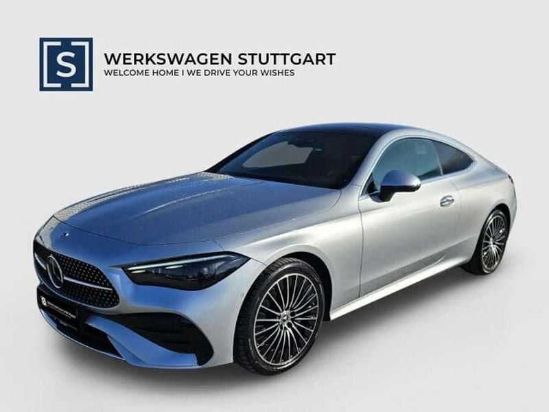 Lack hightechsilber Gebraucht 2023 Mercedes CLE220 AMG Coupé | 59.000 € (Etwas zu teuer) - Bild 1/4