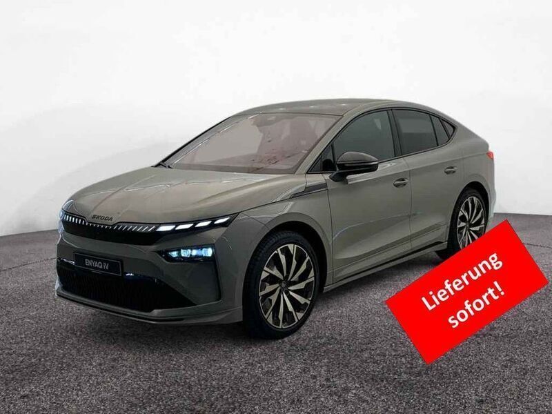 Steelgrau Neu 2025 Skoda Enyaq iV SportLine SUV | 55.990 € (Etwas zu teuer) - Bild 1/4