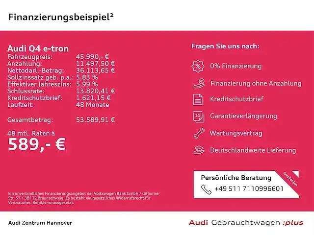 Second-hand Audi Q4 e-tron Ambiente 210 kW (286 CP) 2025 Gri SUV