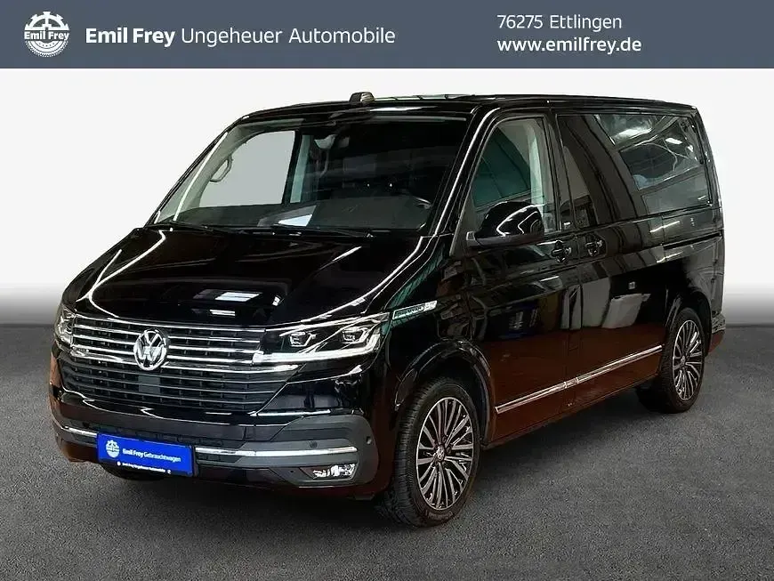 Second-hand VW Multivan Generation Six 204 CP (150 kW) 2022 Negru Monovolum