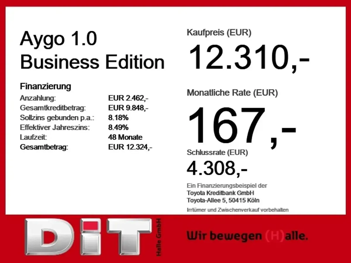 Gebraucht Toyota Aygo Edition 72 PS (52 kW) 2024 Mysticschwarz (metallic) Kleinwagen