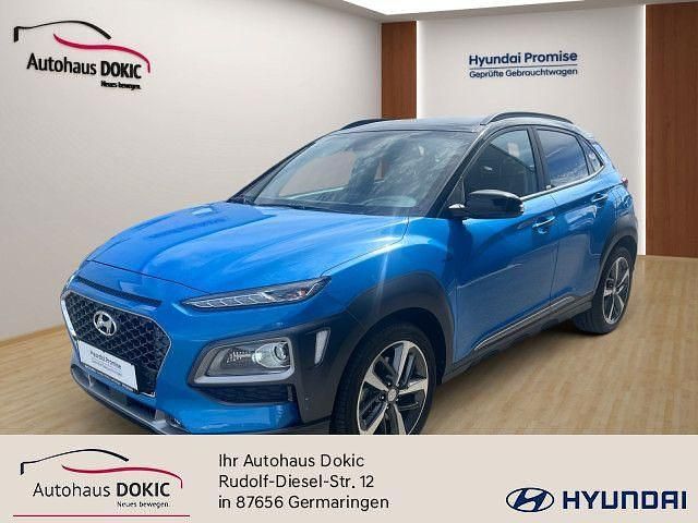 Blau Gebraucht 2020 Hyundai Kona Premium SUV | 18.990 € (Fairer Preis) - Bild 1/4