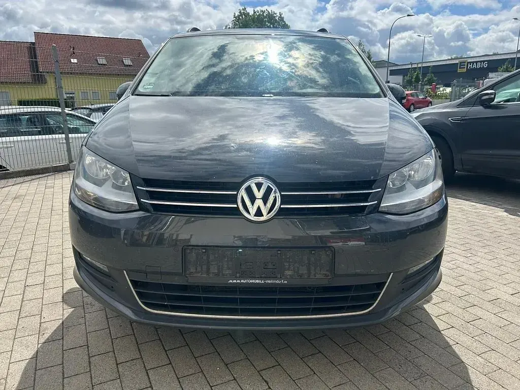 Gebraucht VW Sharan Match 170 PS (125 kW) 2013 Schwarz Van / Kleinbus