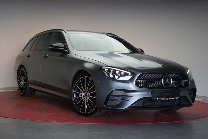 Grau Gebraucht 2021 Mercedes E400 AMG Limousine | 42.390 € (Guter Preis) - Bild 1/4