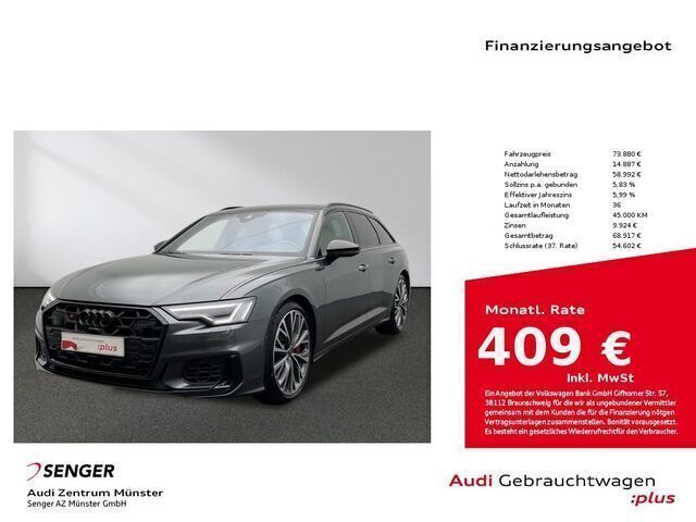 Daytonagrau perleffekt Gebraucht 2024 Audi S6 Ambiente Kombi | 73.880 € (Teuer) - Bild 1/2