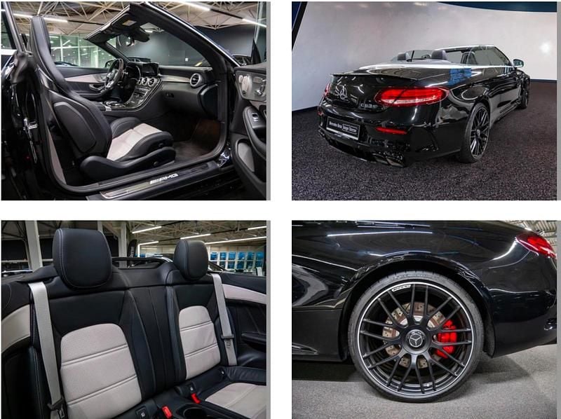 Schwarz Gebraucht 2022 Mercedes C63S AMG AMG Cabrio | 74.000 € (Fairer Preis) - Bild 1/4