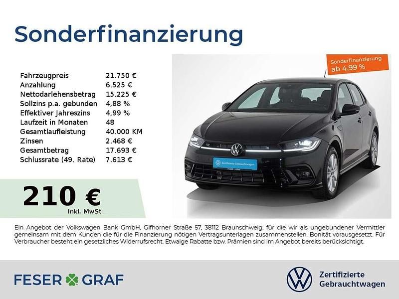 Deep black perleffekt Gebraucht 2024 VW Polo R-line Limousine | 21.750 € (Guter Preis) - Bild 1/1