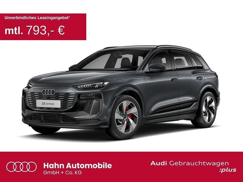 Grau Gebraucht 2024 Audi Q6 e-tron S-Line SUV | 68.430 € (Etwas zu teuer) - Bild 1/3