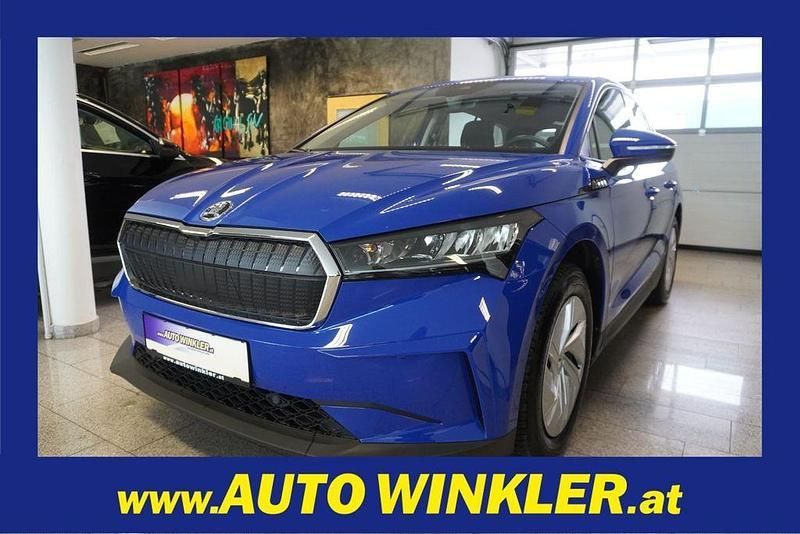 Blau Gebraucht 2022 Skoda Enyaq iV SUV | 21.870 € (Superpreis) - Bild 1/4