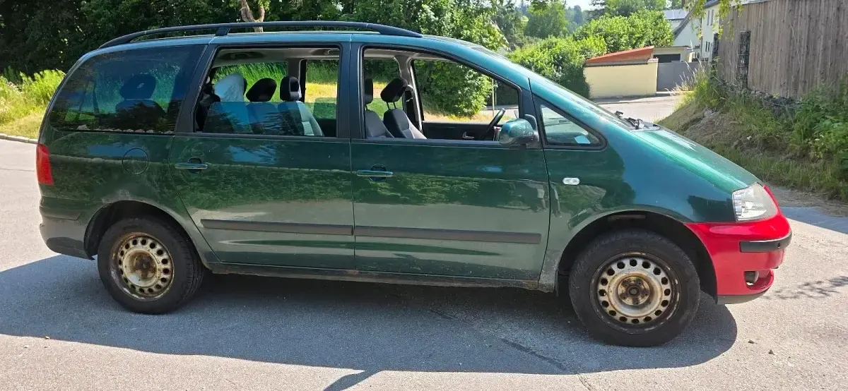Gebraucht Seat Alhambra 116 PS (85 kW) 2003 Grün Van / Kleinbus