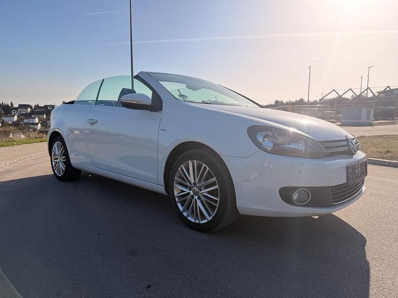 Gebraucht VW Golf Cabriolet 122 PS (89 kW) 2014 Weiß Cabrio