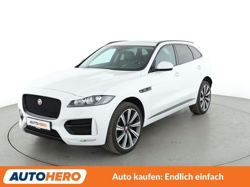 Weiß Gebraucht 2017 Jaguar F-Pace R-Sport SUV | 24.750 € (Guter Preis) - Bild 1/3