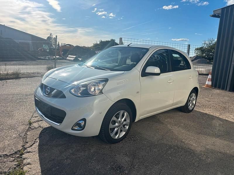 Weiß Gebraucht 2015 Nissan Micra Kleinwagen | 4.250 € (Guter Preis) - Bild 1/4