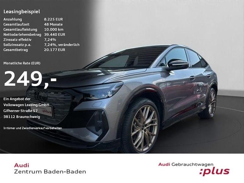 Taifungrau metallic Gebraucht 2023 Audi Q4 Sportback e-tron Ambiente SUV | 39.440 € (Etwas zu teuer) - Bild 1/4