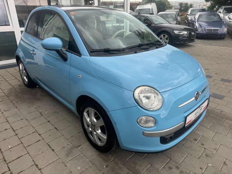 Gebraucht Fiat 500 Lounge 86 PS (63 kW) 2010 Blau Kleinwagen