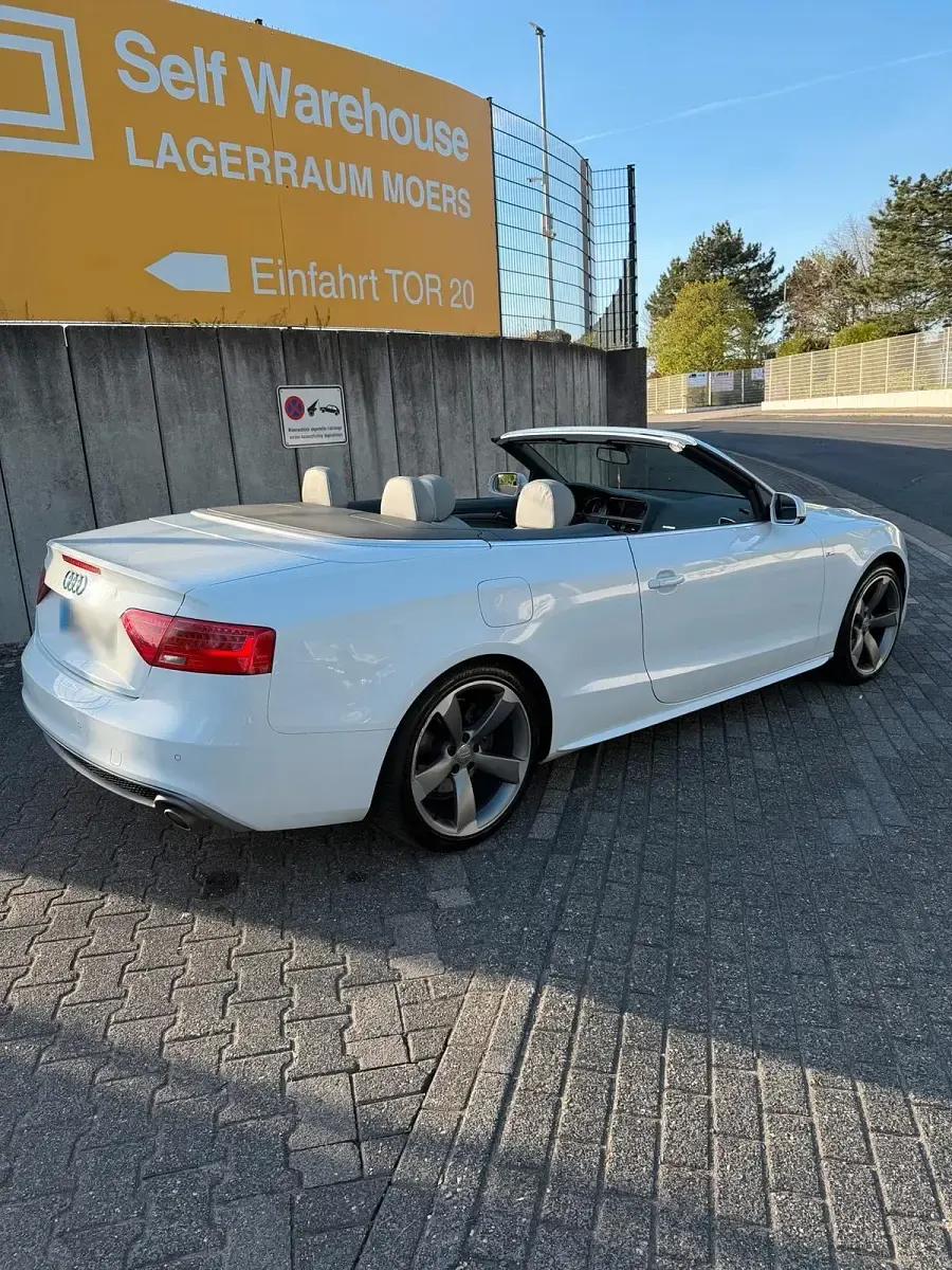 Gebraucht Audi A5 Cabriolet S-Line 204 PS (150 kW) 2014 Weiß Cabrio