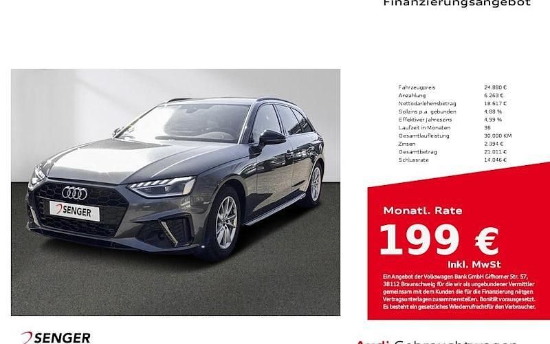 Gebraucht Audi A4 S-Line 150 PS (110 kW) 2023 Daytonagrau perleffekt Kombi