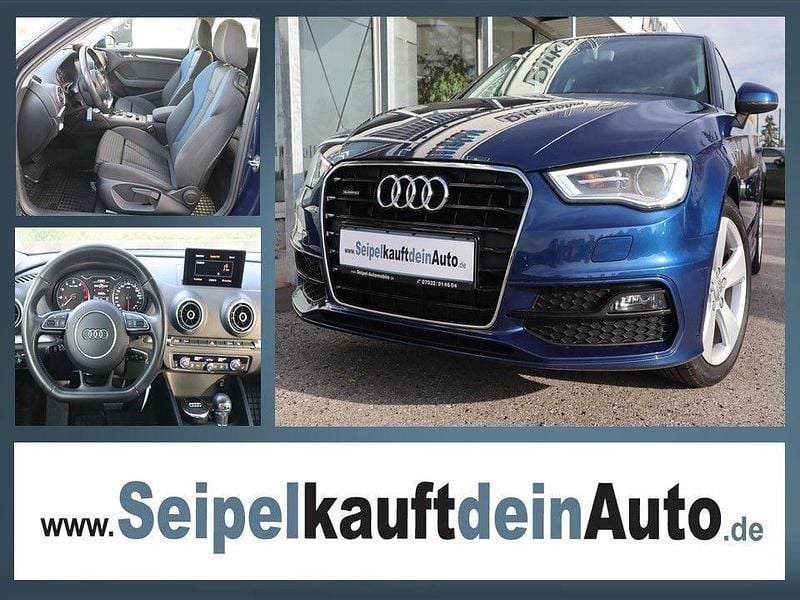 Blau Gebraucht 2015 Audi A3 Ambition Limousine | 15.595 € (Guter Preis) - Bild 1/2