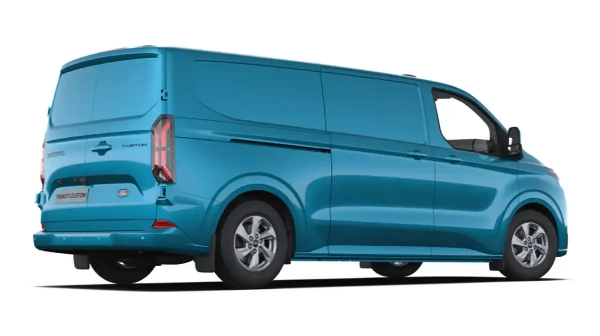 Neu Ford E-Transit Limited 160 kW (218 PS) 2026 Digital aqua blue metallic Van
