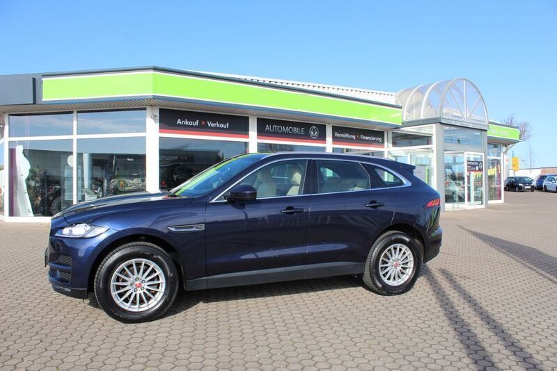Blau Gebraucht 2018 Jaguar F-Pace Prestige SUV | 28.399 € (Guter Preis) - Bild 1/4