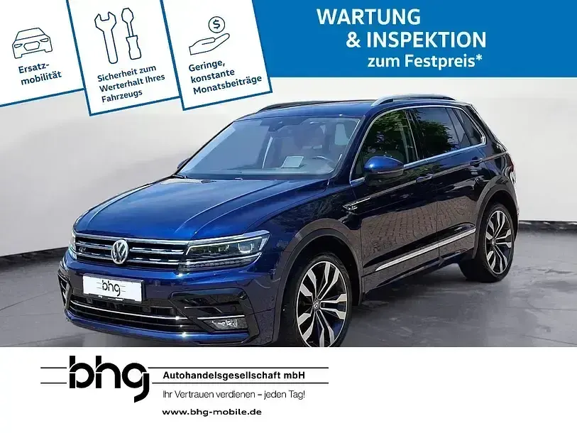 Gebraucht VW Tiguan Highline 220 PS (161 kW) 2018 Blau SUV