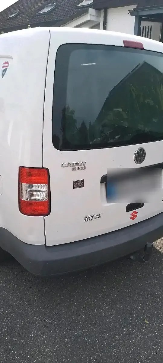 Gebraucht VW Caddy Maxi 105 PS (77 kW) 2009 Weiß Van / Kleinbus