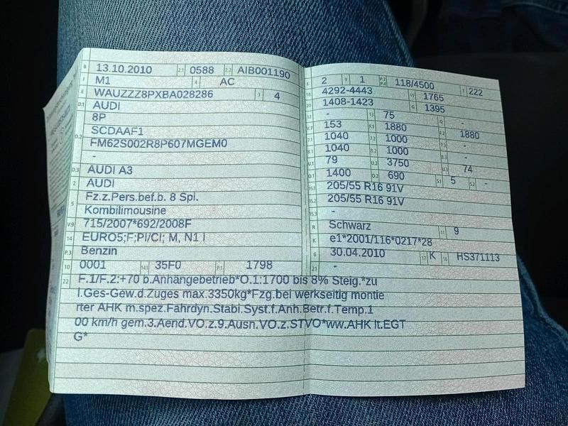 Gebraucht Audi A3 160 PS (117 kW) 2010 Schwarz Kleinwagen