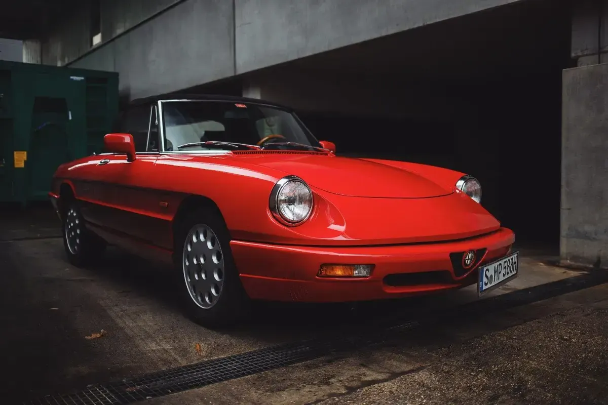 Gebraucht Alfa Romeo Spider 120 PS (88 kW) 1993 Rot Cabrio