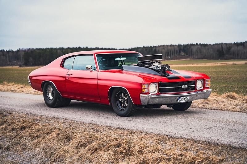 Rot Gebraucht 1971 Chevrolet Chevelle Coupé | 129.000 € - Bild 1/4
