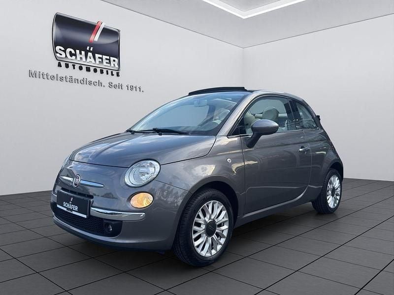 Grau Gebraucht 2015 Fiat 500 Lounge Cabrio | 6.990 € (Fairer Preis) - Bild 1/4
