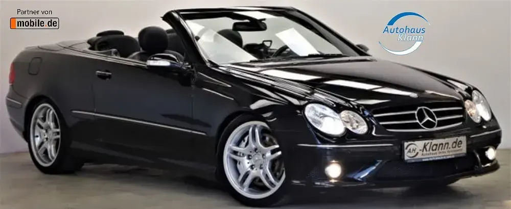 Gebraucht Mercedes CLK55 AMG AMG 367 PS (269 kW) 2009 Schwarz Cabrio