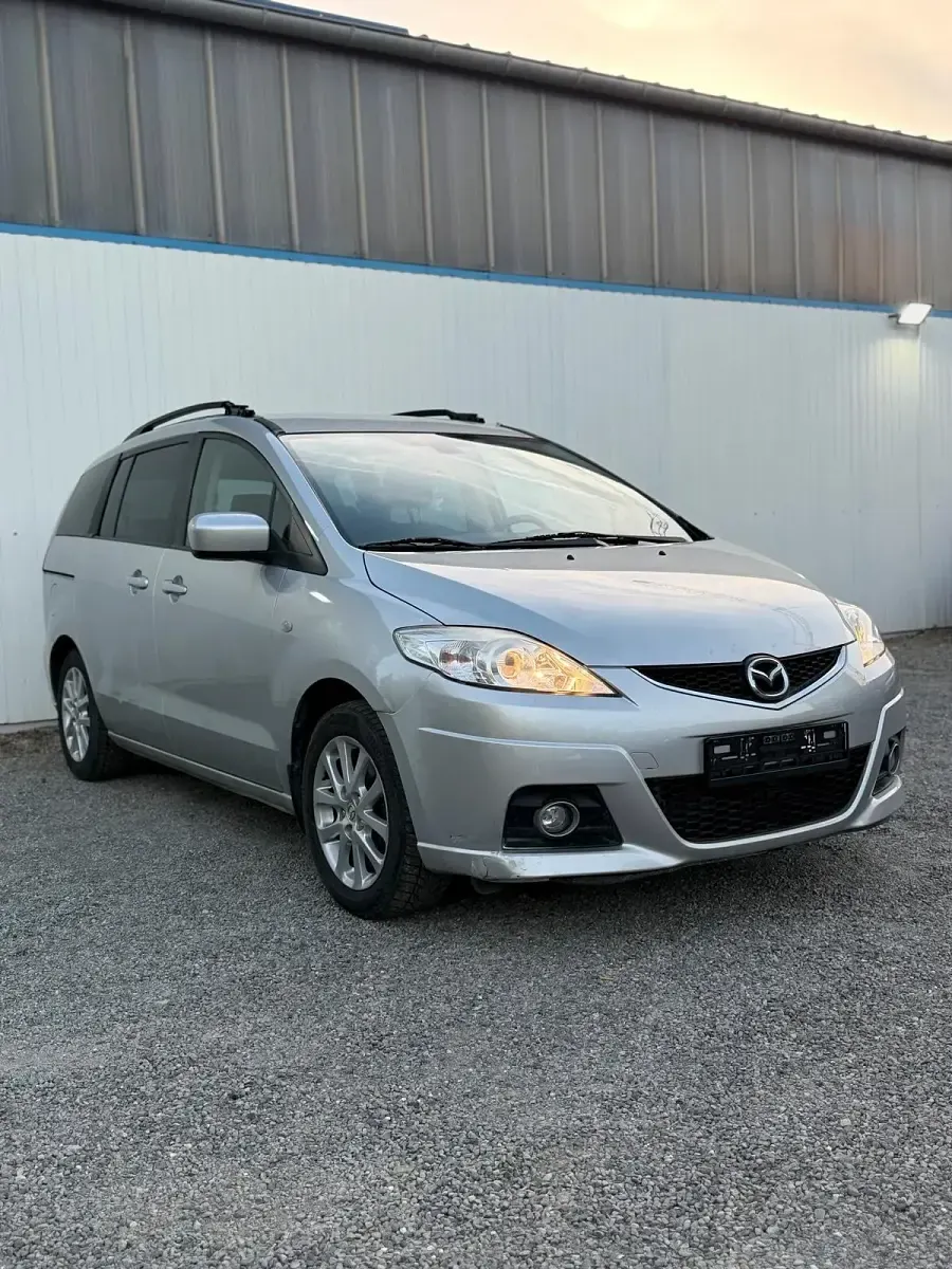 Gebraucht Mazda 5 120 PS (88 kW) 2010 Silber Van / Kleinbus