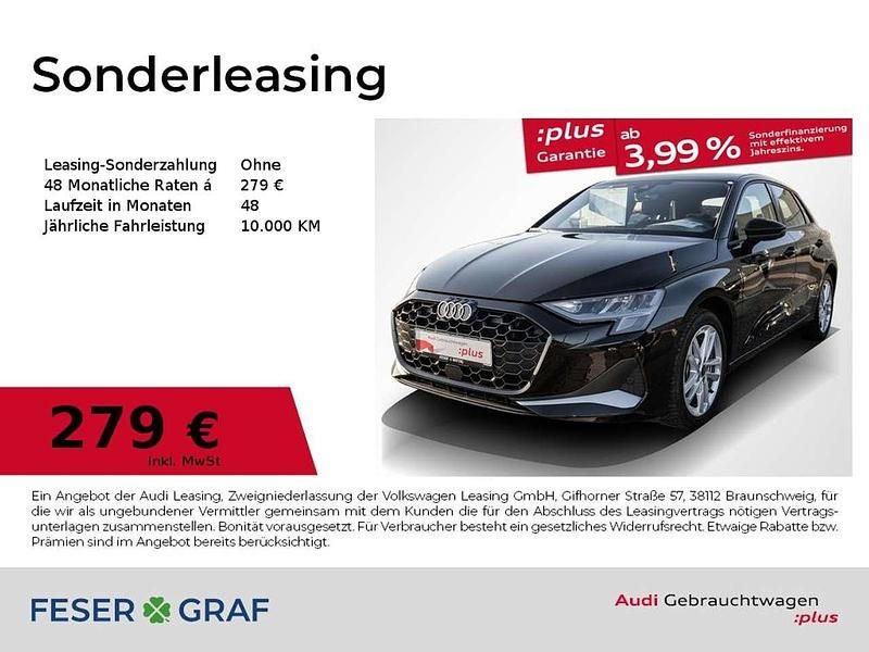 Gebraucht Audi A3 Advanced Plus 116 PS (85 kW) 2025 Mythosschwarz metallic Limousine