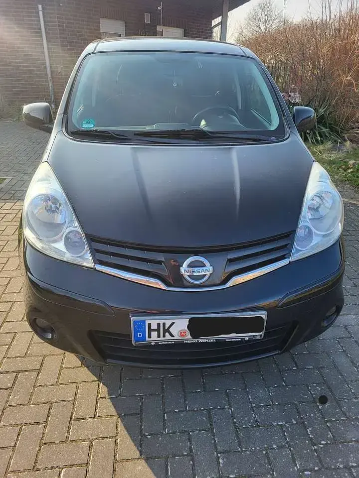 Gebraucht Nissan Note 88 PS (64 kW) 2010 Schwarz Kleinwagen