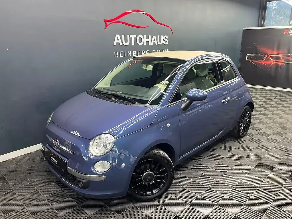 Gebraucht Fiat 500 Lounge 69 PS (50 kW) 2013 Blau Cabrio