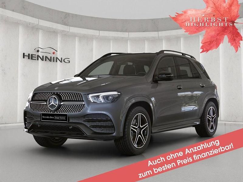 Grau Gebraucht 2021 Mercedes GLE300 AMG line SUV | 59.580 € - Bild 1/4