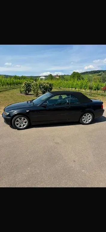 Gebraucht BMW 325 Cabriolet 192 PS (141 kW) 2003 Schwarz Cabrio