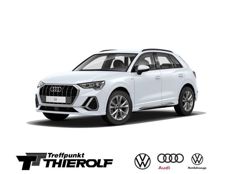 Gletscherweiß metallic Gebraucht 2021 Audi Q3 S-Line SUV | 30.880 € (Guter Preis) - Bild 1/4